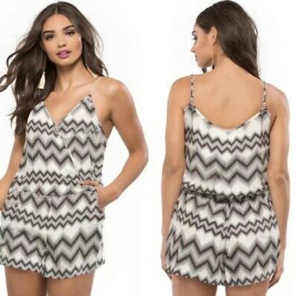 Parker Chevron Romper